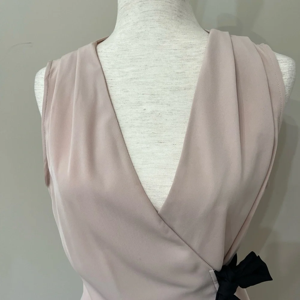Zara Pink Sleeveless Wrap Top Size M​​​ - Picture 3 of 7